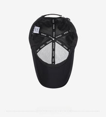 Men’s Summer Breathable Baseball Cap – Black Outdoor Sun Hat 56–60cm