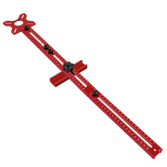 3-in-1 Router Groove & Circle Cutting Jig – Adjustable Aluminum Woodworking Bracket