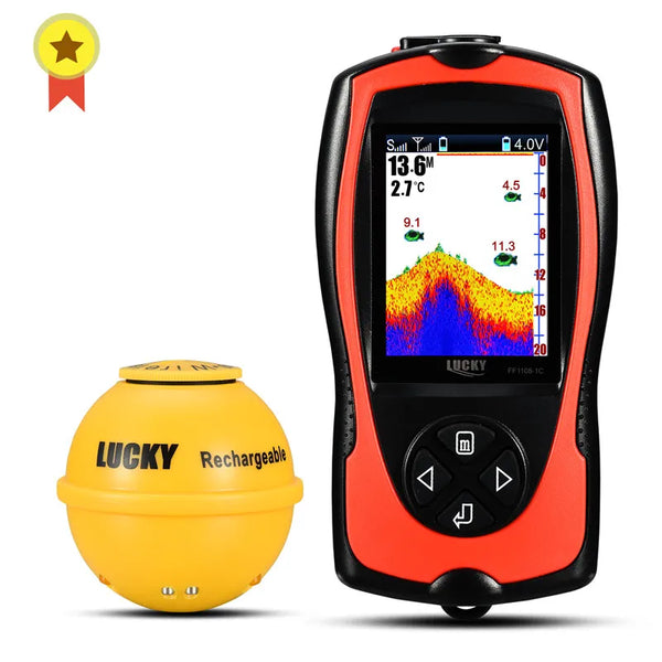 Lucky FF1108-1CWLA Rechargeable Wireless Sonar Fish Finder
