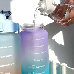 2000ml Large Capacity Gradient Water Bottle – Outdoor Sports & Fitness