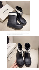 Women’s Waterproof Non-Slip Rain Boots – Soft, Comfortable & Stylish Outdoor Footwear