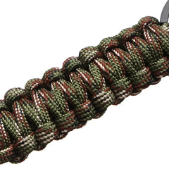 Outdoor Paracord Keychain Carabiner – Survival Kit with Bottle Opener & Rope Tools