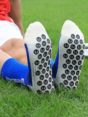 4 Pairs FS Mid-Tube Football Socks – Non-Slip & Breathable