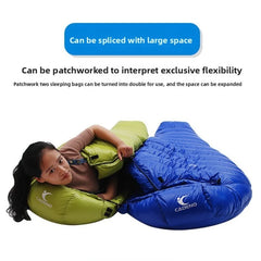 CADENO Ultralight Down Mummy Sleeping Bag – 400g/1200g Duck Down, Winter & Autumn Camping