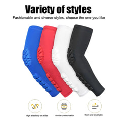 Padded Compression Arm Sleeve – Elbow Protector for Sports (1 Pc)