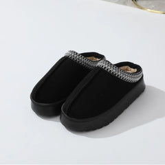 2025 Platform Fluffy Slippers – Unisex Winter Plush