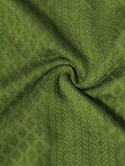 2024 Men’s Jacquard Knit Stand-Collar Sweater – Button-Down Casual European Style