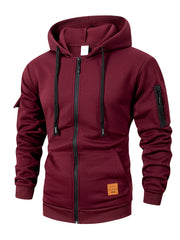 2025 Autumn Men’s Slim Fit Zipper Hoodie Jacket