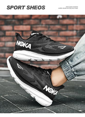 Men & Women Carbon Plate Running Shoes – Lightweight Breathable Athletic Sneakers