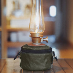 Camping Gas Can Protective Cover – Cotton Linen Anti-Fall Fuel Cylinder Storage Sleeve