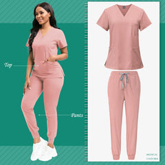 Unisex Medical Scrubs Set – High-Quality SPA, Clinic, and Veterinary Work Uniform