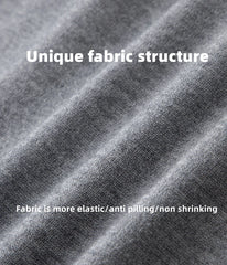 Luxury Men’s Striped Knit Sweater – Trendy Round Neck Autumn/Winter Pullover