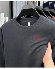 Luxury Men’s Autumn Long Sleeve Embroidered Sweatshirt