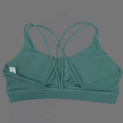 Women’s Sports Bra – Shockproof, Soft, Solid Color