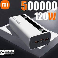 Xiaomi 500000mAh Power Bank – 120W Super Fast Charging Portable Battery
