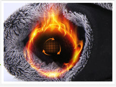 Men’s Waterproof Suede Winter Ankle Boots – Non-Slip