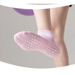 5 Pairs Women’s Non-Slip Grip Socks – Yoga & Pilates