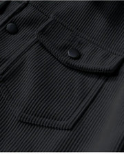 2025 Men’s Autumn Corduroy Lapel Jacket – Japanese Style Loose Trendy Coat