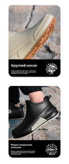 Unisex Short Tube Waterproof Rain Boots – Non-Slip Slip-On Outdoor Rubber Shoes