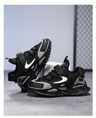 Kids PU Leather Fashion Sneakers