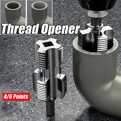 4-Point & 6-Point Water Pipe Inner Hole Opener – Drill-Driven Universal Tapping Tool