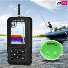 200m Dual-Language Wireless Dot Matrix Fish Finder