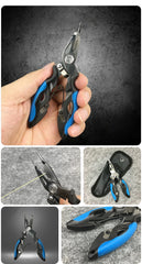 Shawto Aluminum Alloy Fishing Gripper – Professional Lip Grabber & Fish Control Pliers Tool