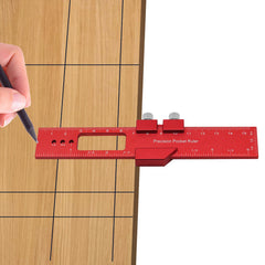 Precision T-Type Pocket Ruler – Inch & Metric Measuring Tool
