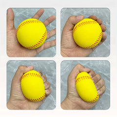 Unisex-Adult Lightweight Training Softball - Durable & Safe Elastic PU Foam Baseball For Indoor/Outdoor Recreation