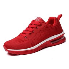 Red Air Running Sneakers – Ultra-Light Breathable Trail Shoes (Up to Size 47)