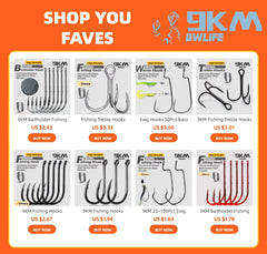 9KM High Carbon Carp Circle Hooks