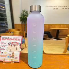 1L Motivational Sports Water Bottle – Portable & Reusable