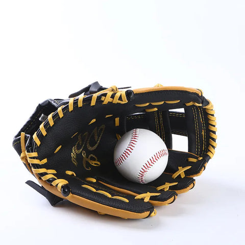 Pro Leather Baseball Gloves – 11.5"/12.5" Youth & Adult Training Mitt