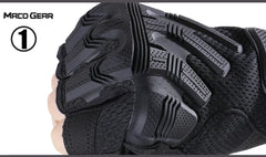 Tactical Half Finger Gloves – Non-Slip Shockproof Outdoor Sports Gear for Men