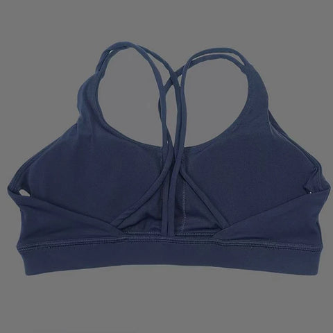Women’s Sports Bra – Shockproof, Soft, Solid Color