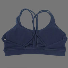 Women’s Sports Bra – Shockproof, Soft, Solid Color