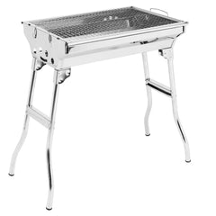 Portable Stainless Steel Foldable Charcoal BBQ Grill – Multi-Function Outdoor Camping & Picnic Barbecue
