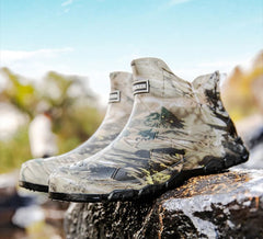 Men’s Camouflage Waterproof Fleece-Lined Rain Boots – Warm Garden Gumboots 2025