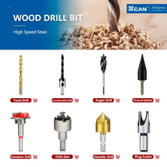 SIQICNC HSS Countersink Drill Bit Set 3–10mm – Chamfer & Pilot Hole Cutter