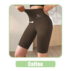 Women’s High Waist Sports Shorts – M to XL