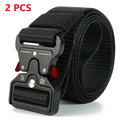 Unisex Tactical Nylon Belt with Quick Release Buckle