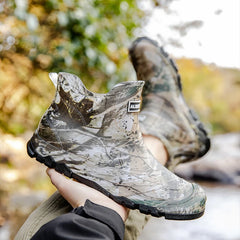 Men’s Camouflage Waterproof Fleece-Lined Rain Boots – Warm Garden Gumboots 2025