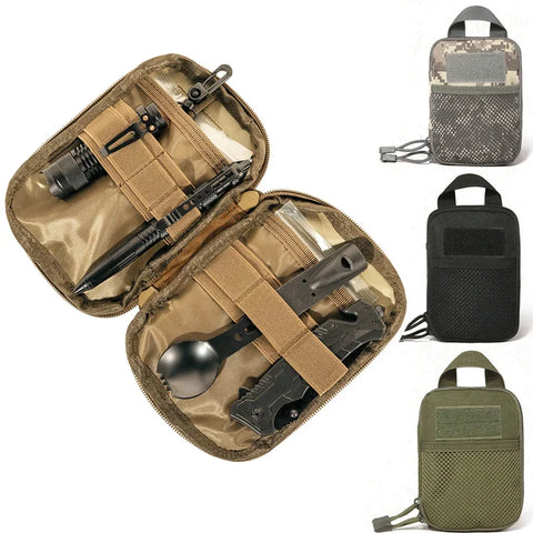 600D Nylon Tactical Molle Waist Bag – Outdoor EDC Fanny Pack & Phone Pouch