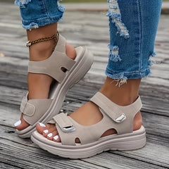 Women’s Summer Wedge Sandals – Lightweight Platform Beach Shoes