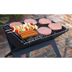 Portable Notebook BBQ Grill – Foldable Charcoal Barbecue Stove for Outdoor Camping & Picnics