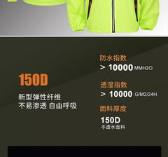 2025 Unisex Waterproof Raincoat Suit – Lightweight & Breathable Motorcycle Rain Wear