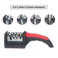 3-Segment Stainless Steel Kitchen Knife Sharpene
