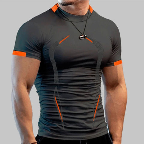 Men’s Summer Quick-Dry Sports T-Shirt – Breathable Training Top