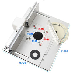 Aluminum Router Table Insert Plate with Miter Gauge – Woodworking Benches & Table Saw