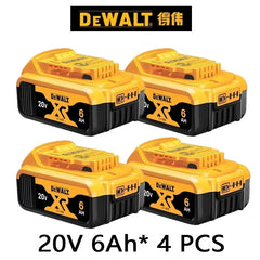 DeWALT 20V MAX Battery Pack – 2Ah/5Ah/6Ah + Charger (Compatible with FlexVolt & DCB Series)